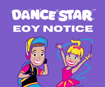 Dancestar End of Year Production Notice 2021